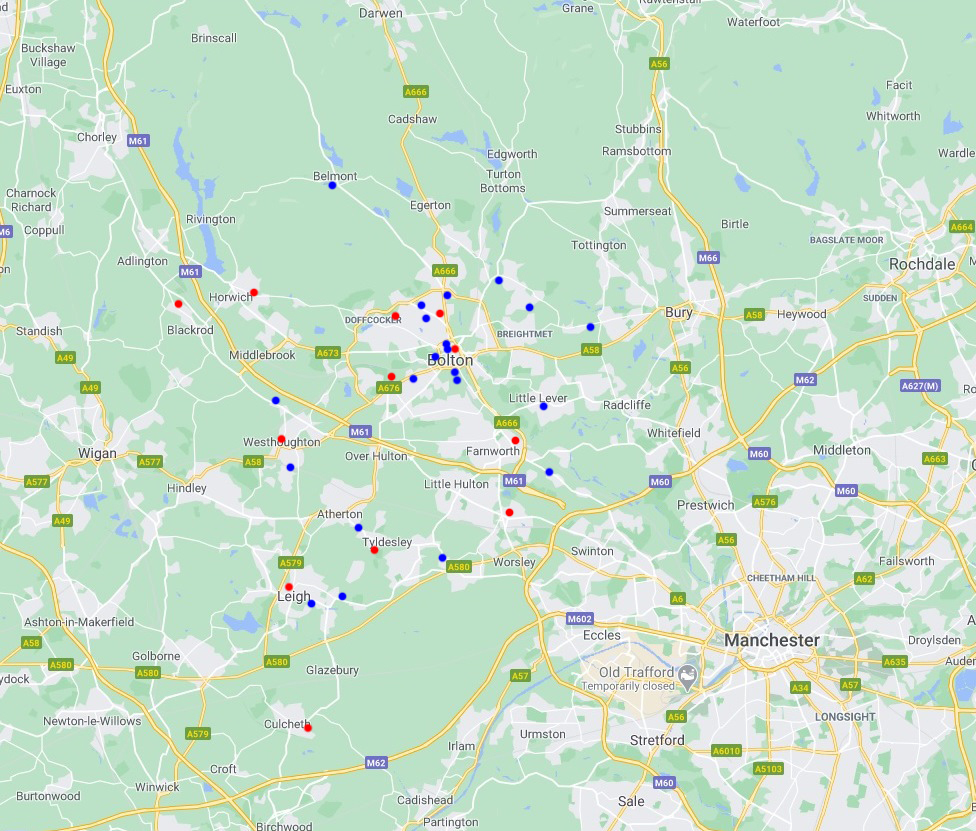 Bolton Branch Map - interactive